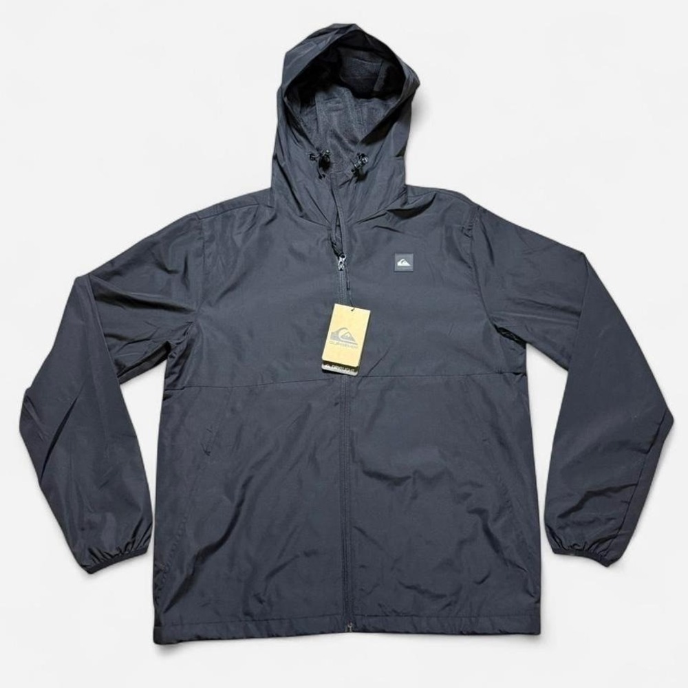 NWT Quicksilver Black‎ Onyx Dry Flight Windbreaker Size M